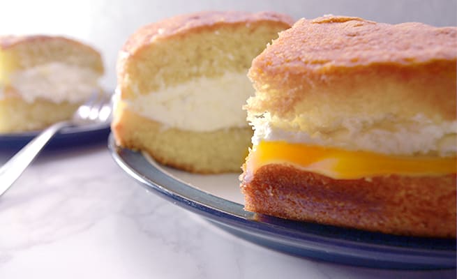 Lemon Curd Victoria Sandwich Cake